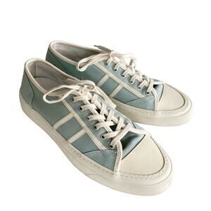 Octobre Editions sneakers shoes men's size 10 light blue varsity shirt pastel